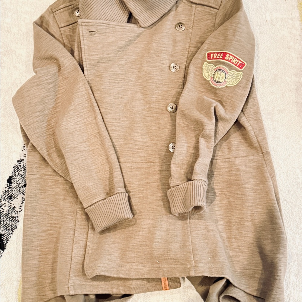 Harley-Davidson Olive Green Pea Coat